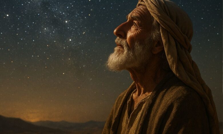 Inicialmente, ele se chamava Abrão, que significa "pai exaltado". Mas mais adiante, Deus muda seu nome para Abraão, que significa "pai de multidões". Isso marca o início de uma nova identidade e missão espiritual