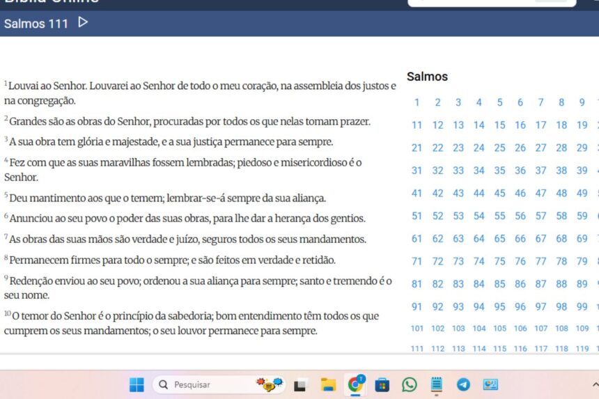 Salmo111 As Obras Grandiosas do Senhor Explicadas Simplesmente (2)