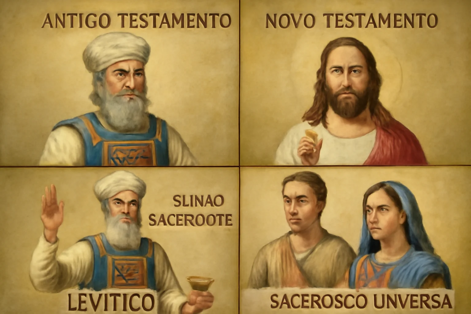 Imagem de capa bíblia ilustrando sacerdócio bíblico, Sumo Sacerdote e Jesus Cristo na Bíblia