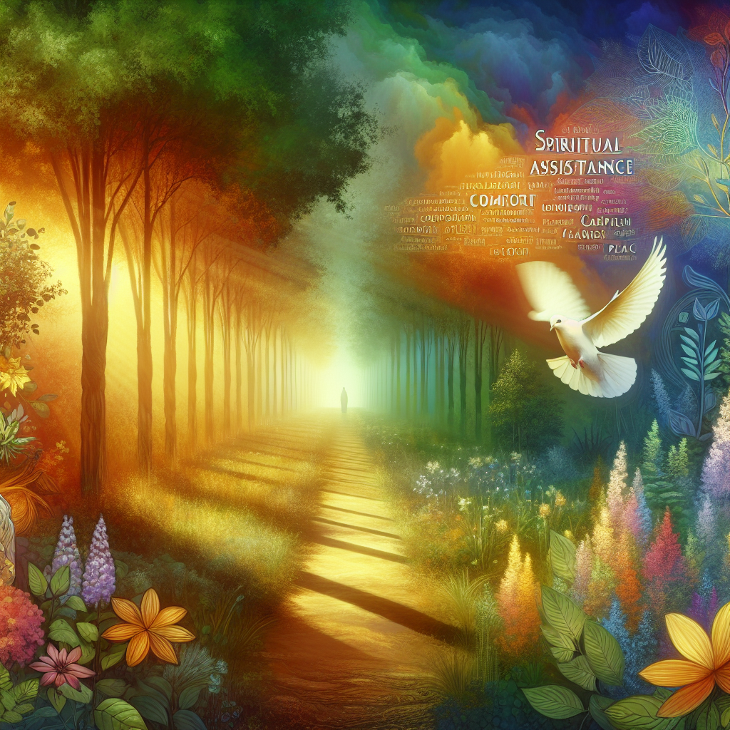 Illustration of Ajuda espiritual: como encontrar conforto e orientação na fé