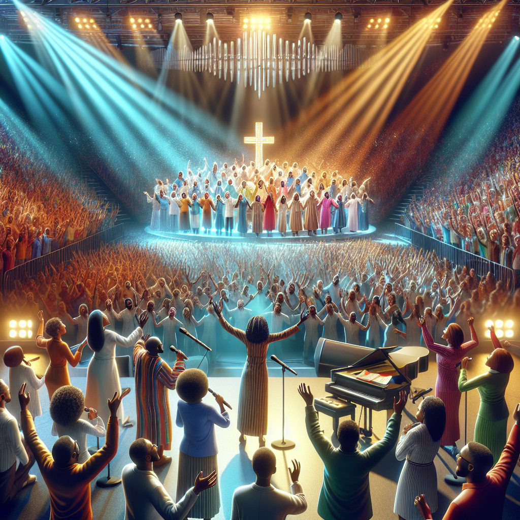 músicas gospel 2022 illustration for Louvores 2022: Músicas Gospel Que Marcaram o Ano e Emocionaram