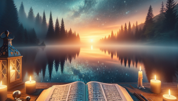 Illustration of Louvores de Adoração que Levam Você ao Encontro com o Divino