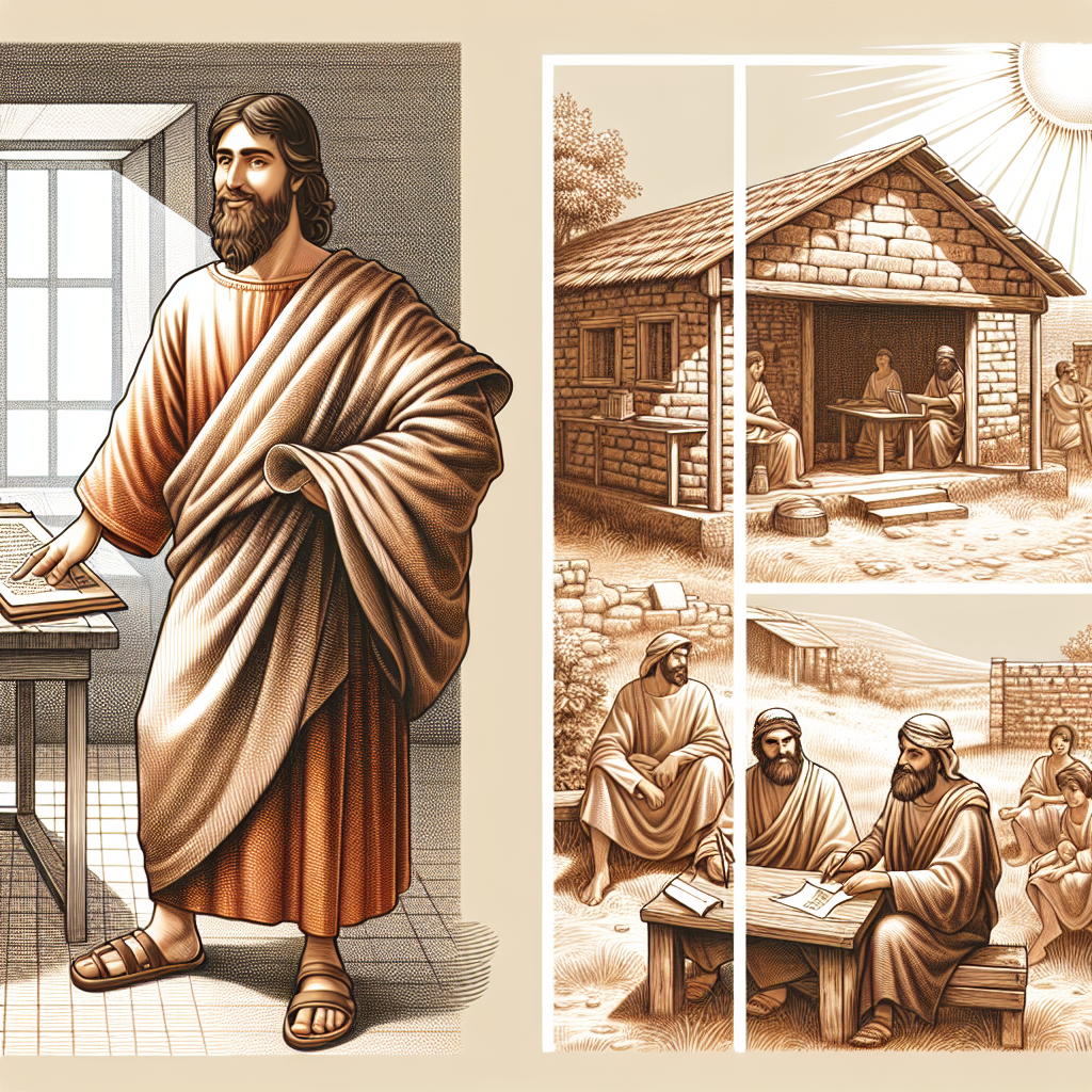 Illustration of Mateus na B&iacute;blia: Quem foi o ap&oacute;stolo e sua miss&atilde;o