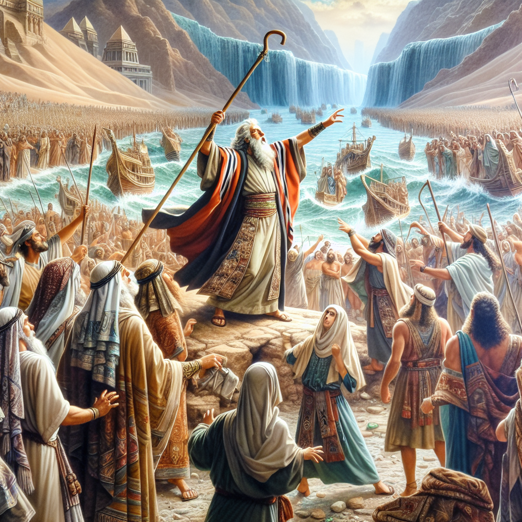 Ilustração de Moisés na Bíblia: Como Deus Libertou o Povo de Israel do Egito